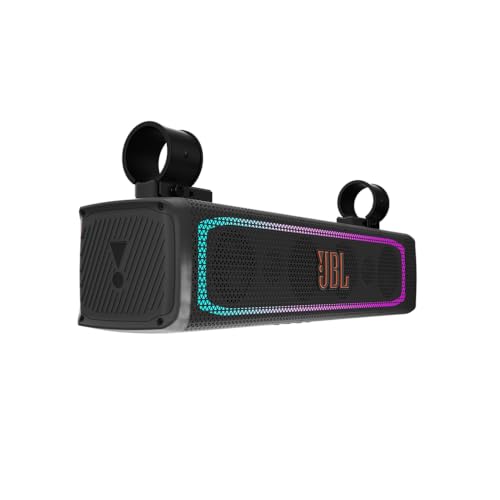 JBL RallyBar - 21" Bluetooth Universal Outdoor Vehicle Soundbar with Built-in 150w RMS Amplifier, LED Lights, IP66 Water & Dust Resistant, Black