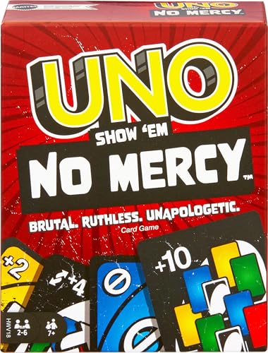 (-46%) Mattel Games UNO Show ‘Em No Mercy Kartenspiel, 7+, 2-6 Spieler
