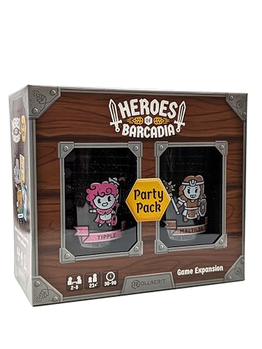 HEROES OF BARCADIA Rollacrit Party Pack Expansion – 2 New Heroes Join The Fantasy Game Adventure
