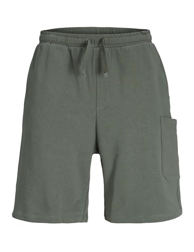 🔥 SELTEN SO GÜNSTIG (-40%) JACK & JONES Herren Jpstkane Jjcollective Sweat Shorts Imp Shorts, Agave Green, M