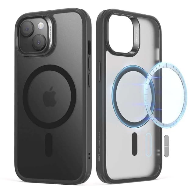 (-53%) ESR Classic Hybrid für iPhone 15 Hülle, Mattschwarz