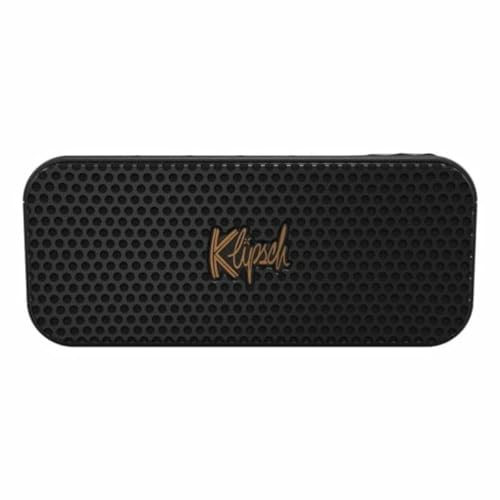 Klipsch Nashville Portable Bluetooth Speaker with a 2.25" full range drivers for 360 degree audio, IP67 dust and waterproof rating, 24 hours of playtime for a premium live concert experience