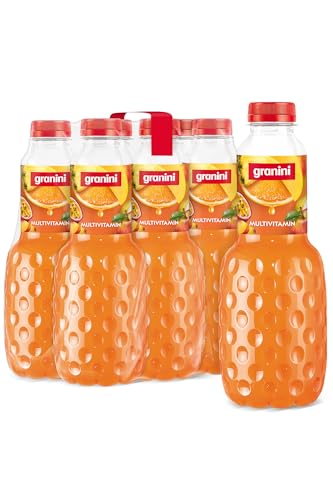🔥 SELTEN SO GÜNSTIG (-37%) granini Trinkgenuss Multivitamin (6 x 1l), mindestes 50% Frucht, Mehrfruchtnektar, vegan, natürlich, mit Pfand