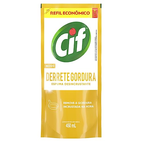 Limpador Especialista CIF Derrete Gordura 450 ml Refil Econômico (Packaging May Vary)