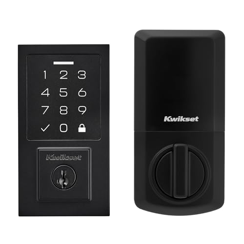 Kwikset SmartCode 270 Keyless Entry Electronic Touchpad Deadbolt Door Lock with Auto-Lock, Custom User Codes, Advanced S