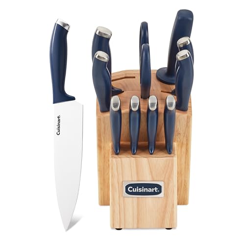 Cuisinart C77SSN-12P Color Pro...12 Piece Knife Block Set,Navy