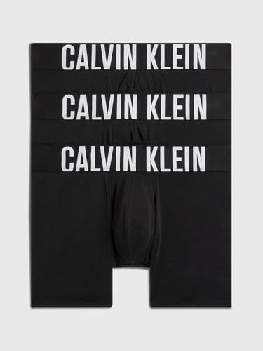 (-14%) Calvin Klein Herren 3er Pack Boxer Briefs Unterwäsche, Schwarz (Black/Black/Black), M