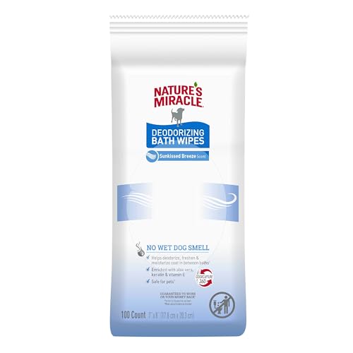 Nature's Miracle Deodorizing Bath Wipes
