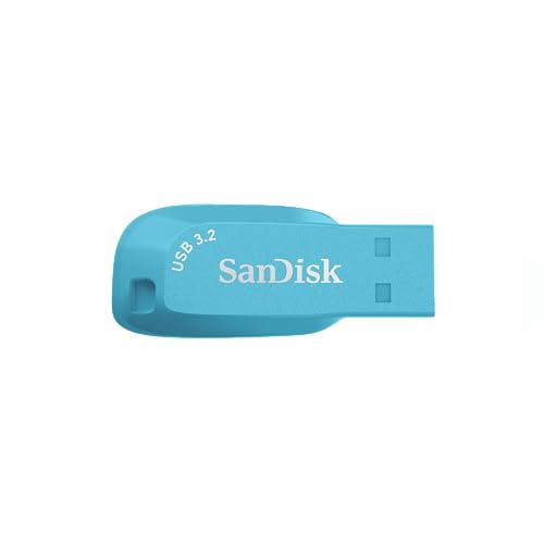 SANDISK Ultra Shift 512GB, USB 3.2 Gen 1, Flash Drive, 100MB/s R, Pendrive, Bachelor Button (SDCZ410-512G-I35BB)