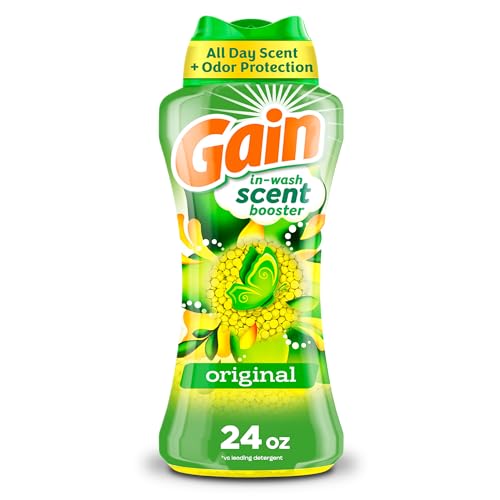 Gain In-Wash Laundry Scent Booster, Original Scent, 24.0 OZ, Fresh Extender + Odor Protection