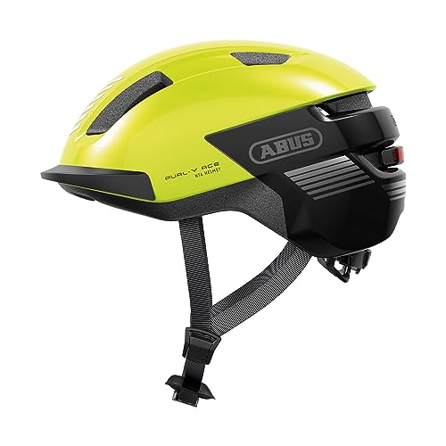 ABUS PURL-Y ACE Bike Helmet with LED Light - Suitable for E-Bike and S-Pedelec Rides