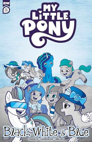My Little Pony: Black, White & Blue book cover