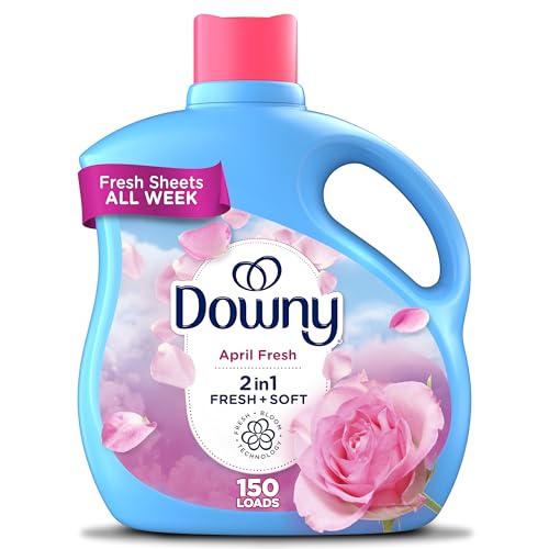 Downy Fabric Softener Liquid, April Fresh Scent, 111 fl oz, 150 Loads