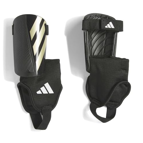 Adidas Unisex-Kids Tiro Match Shinguard, Black/Gold Metallic/White, Large