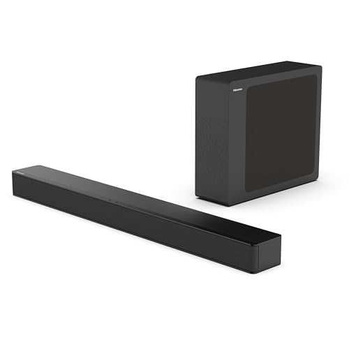 HS2100, 2.1 Kanal Soundbar, 240W max Audio Power,Dolby Audio, DTS Virtual:X, Ultra-Slim Wireless subwoofer, TV Mode, EzPlay