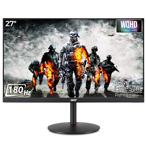 Acer Nitro XV272U V3 27 inch IPS WQHD 2560 x 1440 Pixels Gaming Backlight LED LCD Monitor I Delta E