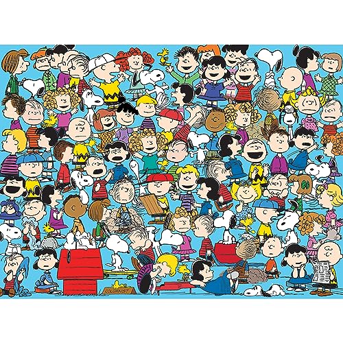 RoseArt - Peanuts - Cast of Characters - 1000 Piece Jigsaw Puzzle for Adults