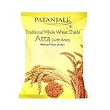 Patanjali Traditional Whole Wheat Chakki Atta with Bran 10kg