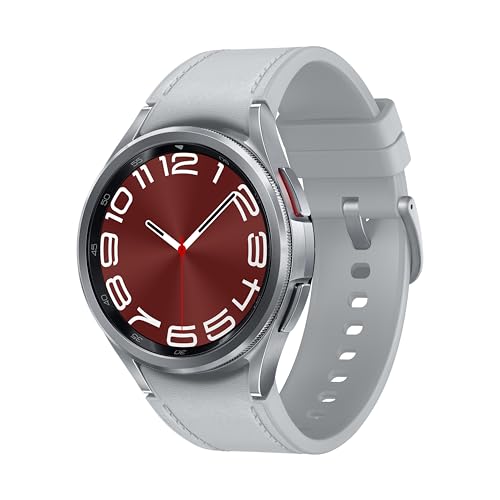 Samsung Galaxy Watch6 Classic (Smartchoice) (Silver, 47mm) | Rotating Bezel | Bluetooth | Monitor BP and ECG | Track Sleep and Health | Upto 40hrs Cha