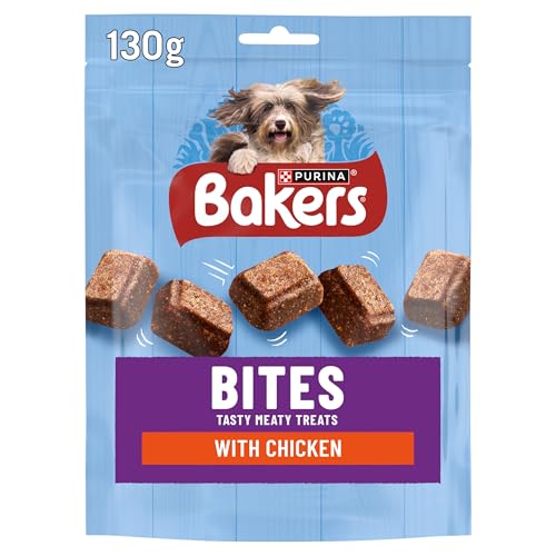 BAKERS Bites Chicken Dog Treats 130g