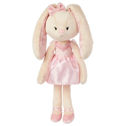 GUND Curtsy Ballerina Bunny Take-Along Friends 15" Plush Toy for Ages 1+