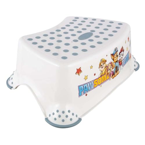 (-40%) keeeper Paw Patrol Tritthocker, Ab ca. 3 bis ca. 14 Jahre, Anti-Rutsch-Funktion, Tomek, Weiß