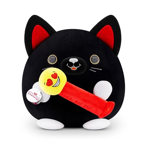 ⚡ BLITZDEAL (-81%) Snackles Series 1 Wave 2 Black Cat (PEZ)Plush, 35 cm, Ultra Soft Collectible
