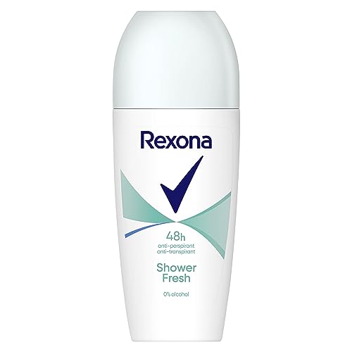 🔥 STARKER PREIS (-27%) Rexona Deo Roll-On Shower Fresh Anti Transpirant mit 48 Stunden Schutz gegen Körpergeruch und Achselnässe 6x 50 ml