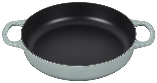 Le Creuset Signature Cast Iron Everyday Pan, 11", Sea Salt