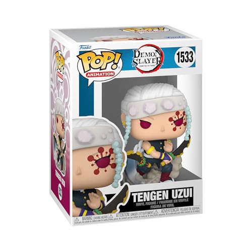 Funko POP! Animation: Demon Slayer - Tengen Uzui - 1/6 Odds for Rare Chase Variant - Metallic - Collectable Vinyl Figure - Gift Idea - Official Merchandise - for Kids & Adults - Anime Fans
