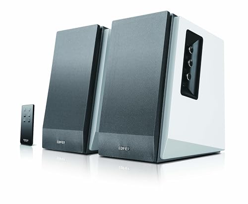 Edifier R1700BT Bluetooth Wireless 2.0 Book Shelf Speakers - 66 Watts (White)