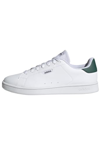 (-30%) adidas Herren Urban Court Shoes, FTWR White/FTWR White/Collegiate Green, 43 1/3 EU