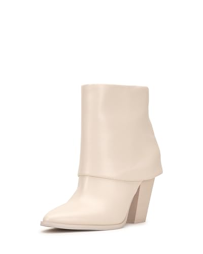 Jessica Simpson Women's Calvagh Bootie Ankle Boot, Chalk, 8