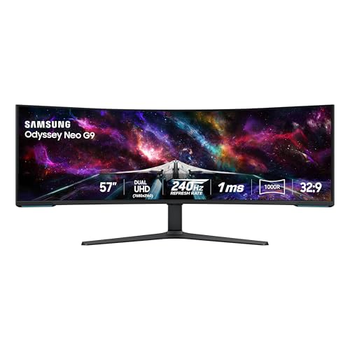 Samsung Odyssey Neo G9 Series 4K Curved Gaming Monitor