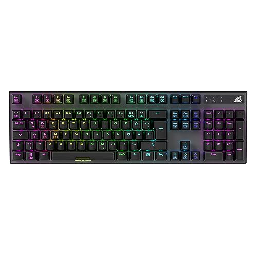 🔥 STARKER PREIS (-30%) Sharkoon Skiller SGK20, mechanische Schalter, Huano Red, RGB