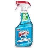 Windex Glass and Window Cleaner Spray Bottle, Packaging Designed to Prevent Leakage and Breaking, Surface Cleaning Spray, Original Blue Scent, 23 Fl Oz