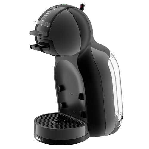 🔥 STARKER PREIS (-39%) NESCAFÉ DOLCE GUSTO Mini Me Von Krups, kleine automatische Kapselkaffeemaschine, heiße und kalte Getränke, 15 Bar Druck, 0,8 Liter Wassertank, Eco-Mode, schwarz/Anthrazit, KP1238