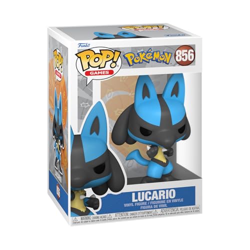 Funko POP! Games: Pokemon - Lucario - Collectible Vinyl Figure - Gift Idea - Official Merchandise - Toys for Children and Adults - Video Games Fans - Figure for Collectors