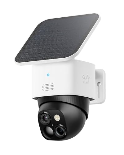 (-34%) eufy SoloCam S340, Überwachungskamera Außen, ohne ABO, Solar, 2, 4GHz WLAN