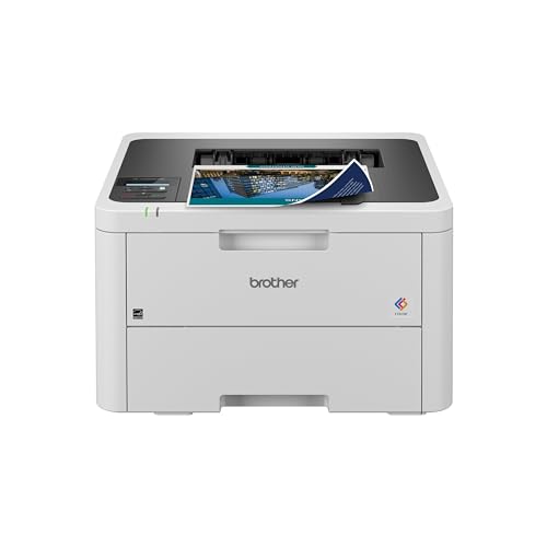 Brother Color Laser Printer with Wireless Printing Fast 19 PPM Output, Duplex Feature, Mobile Device Compatible, 250-She