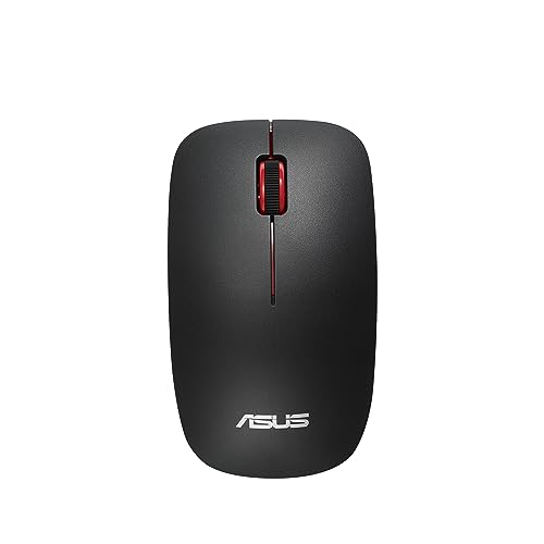 ASUS WT300 Wireless Ergonomic USB Mouse, Ambidextrous Design, Up to 1600 Dpi, Compact &amp; Lighweight Mouse,2.4GHz Nano Dongle, Up to 15 Months of Ba