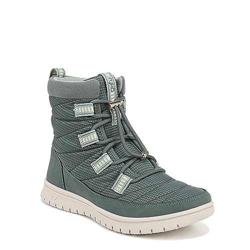Ryka Womens Senna Winter Snow Boot Green 6.5 M