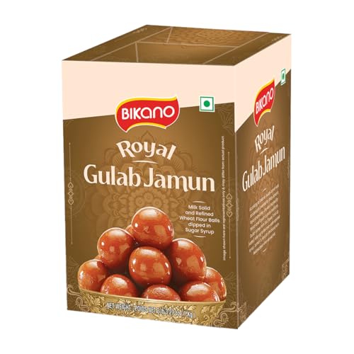 Bikano Royal Gulab Jamun | Traditional Indian Sweet | 1kg Pack Bikano Royal Gulab Jamun | Traditional Indian Sweet | 1kg Pack