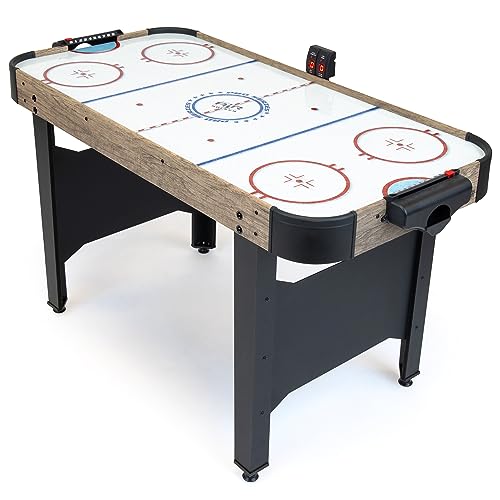 GoSports 48 Inch Air Hockey Arcade Table for Kids - Includes 2 Pushers, 3 Pucks, AC Motor, and LED Scoreboard