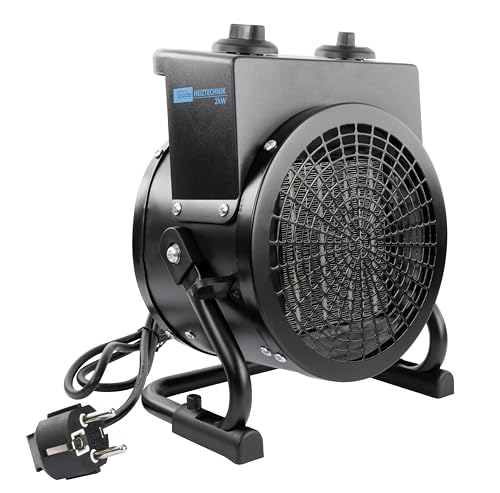 🔥 STARKER PREIS (-47%) Güde Keramik Heizlüfter GH 2000 K (2000 W, 2 Heizstufen 1000/2000 W, 45 m³ max. Raumheizvermögen, PTC-Keramik Heizelement, stufenloses Thermostat, Überhitzungsschutz)