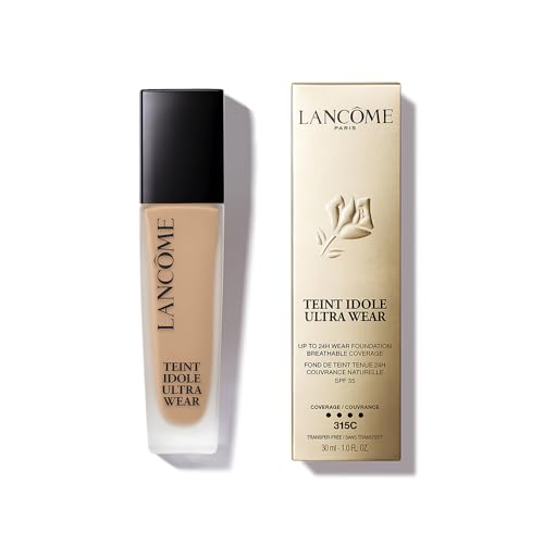 (-32%) Lancôme Teint Idole Ultra Wear 315C, feuchtigkeitsspendende Full Coverage-Foundation in Beige mit natürlich mattem Finish, bis zu 24 Stunden Halt, geeignet für alle Hauttypen, 30ml