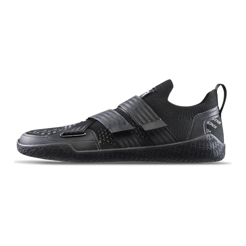 TYR Men's DropZero Barefoot Stability Strap Trainer Sneaker, Black, 10.5
