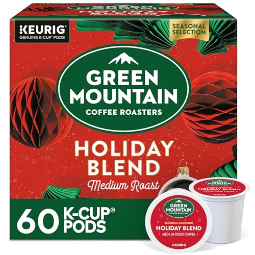 Green Mountain Coffee Roasters, Holiday Blend Coffee, Keurig Single Serve K-Cup Pods, 60 count