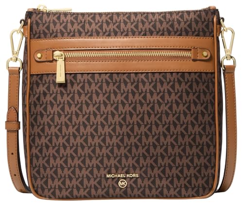 Michael Kors Jet Set Charm Large Crossbody Bag, Gold-Tone Hardware/Brown/Acorn, One Size