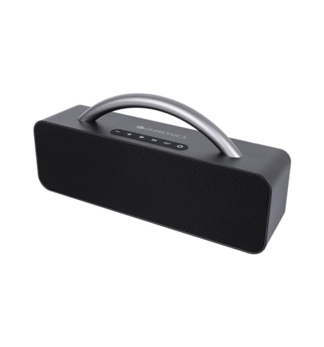 Zebronics Rocket 200 Portable Wireless Speaker with 20W Bluetooth 5.1, FM, USB, AUX, Deep Bass,Media & TWS, Microphone Input, Karaoke,Dual 5.08cm Driv